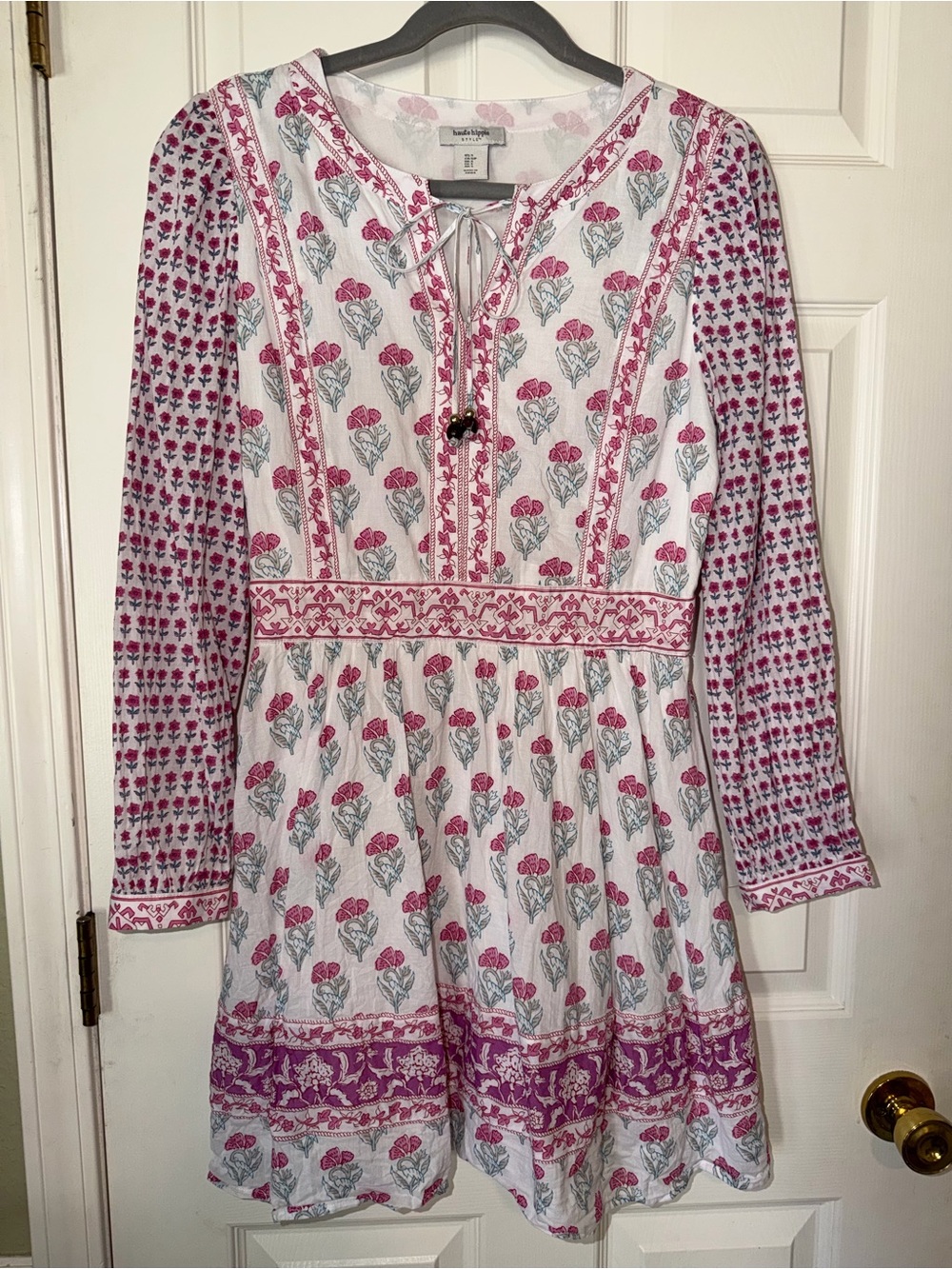 Haute Hippie Pink and White Floral Tunic Dress‎
